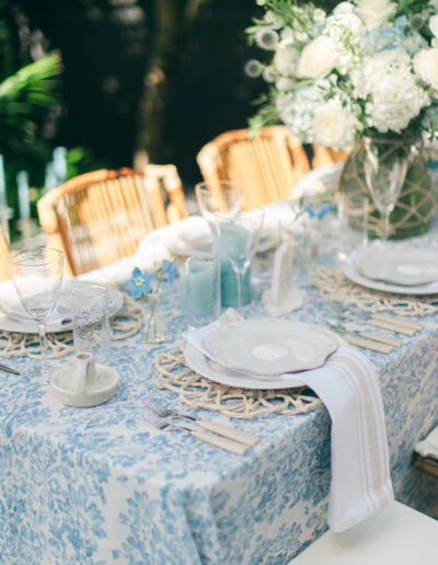 Front-facing image of a classic white chair.