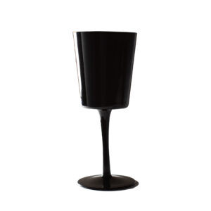 Black Red Wine Glass